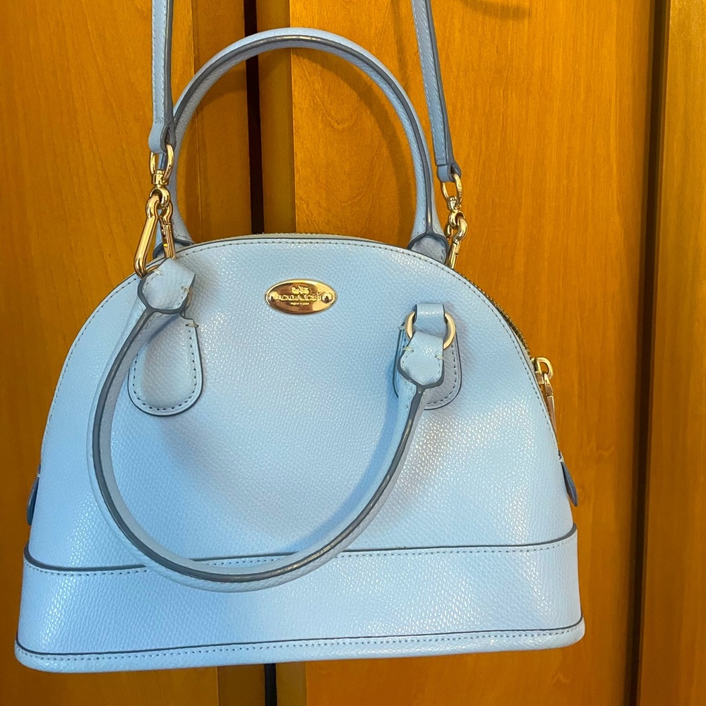 Light Blue Coach Crossbody Bag
